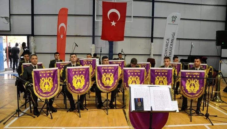 Malatya 2. Ordu Komutanlığı Bandosu Çukurca’da Konser Verdi